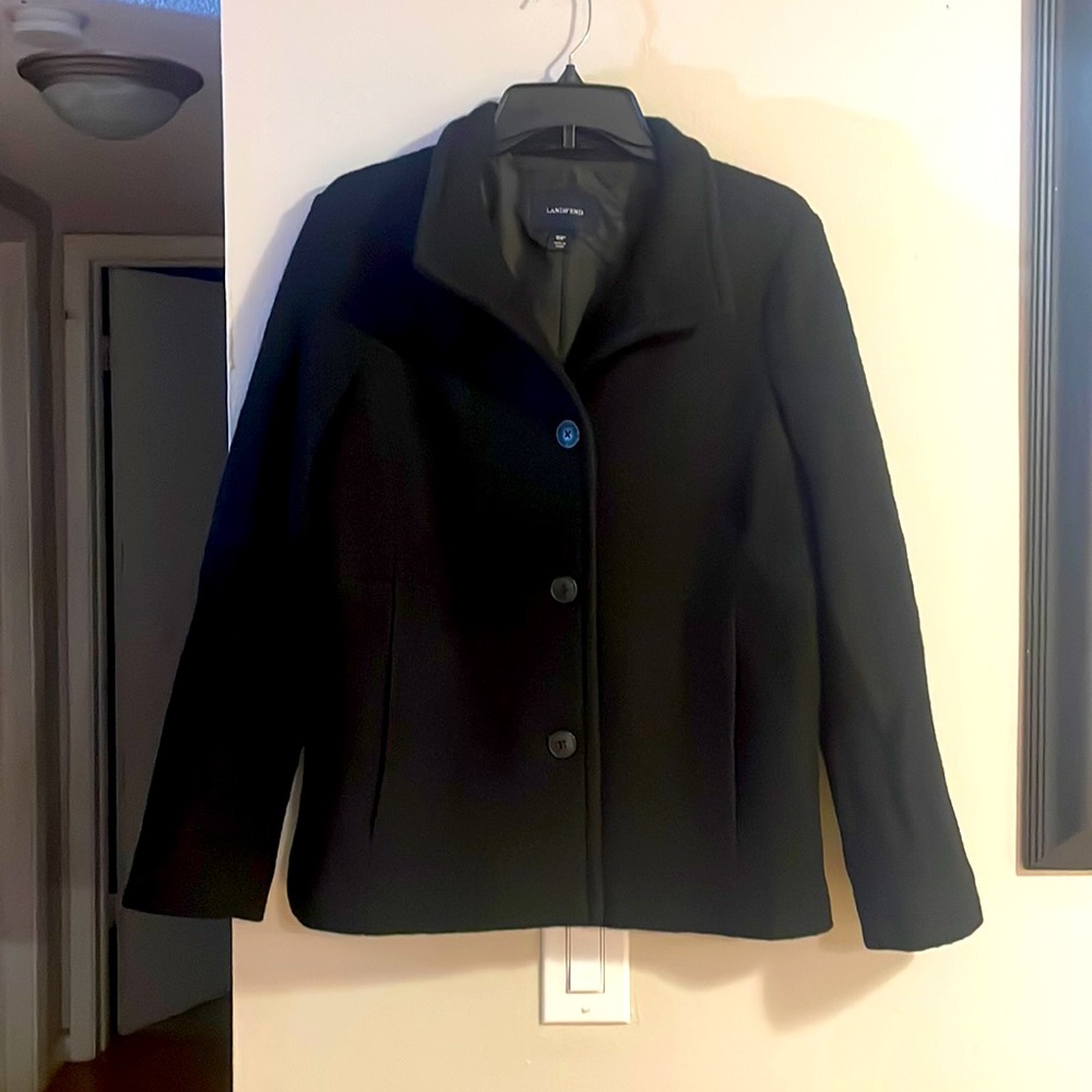 LANDS END pea coat 🧥